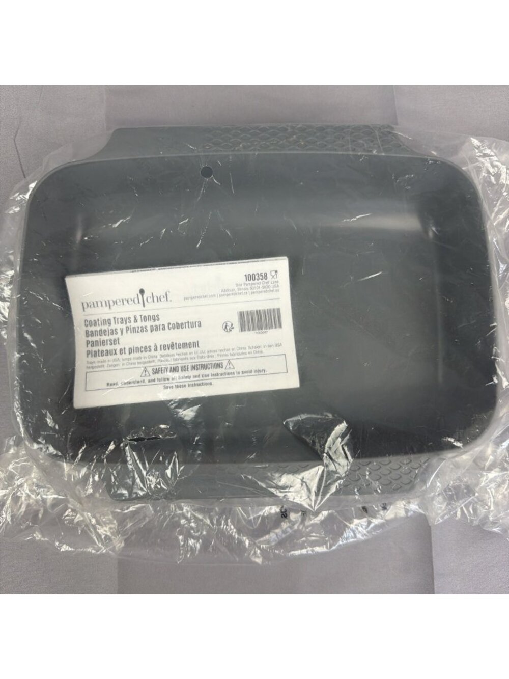 Pampered Chef 100358 Coating Trays (DOES NOT INCLUDE TONGS)
